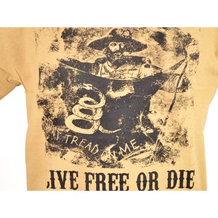 LA PATCHERIA: T-Shirt LIVE FREE OR DIE