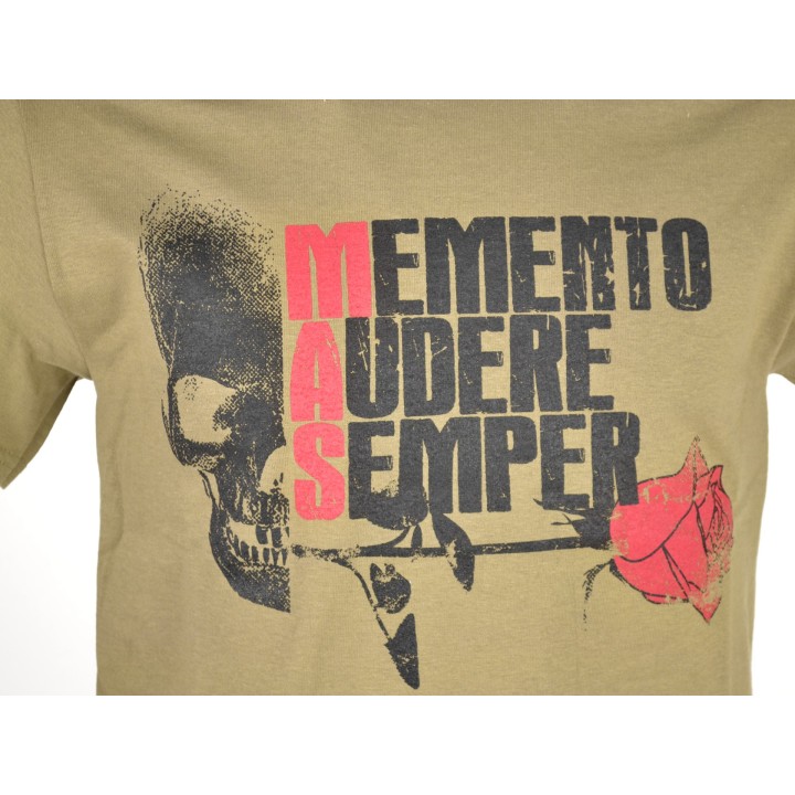 LA PATCHERIA: T-Shirt MEMENTO AUDERE SEMPER