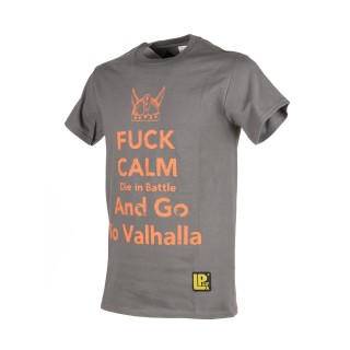 LA PATCHERIA: T-Shirt FUCK CALM DIE IN BATTLE AND GO TO VALHALLA