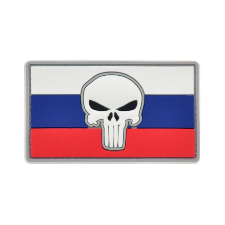 Bandiera Russia Teschio