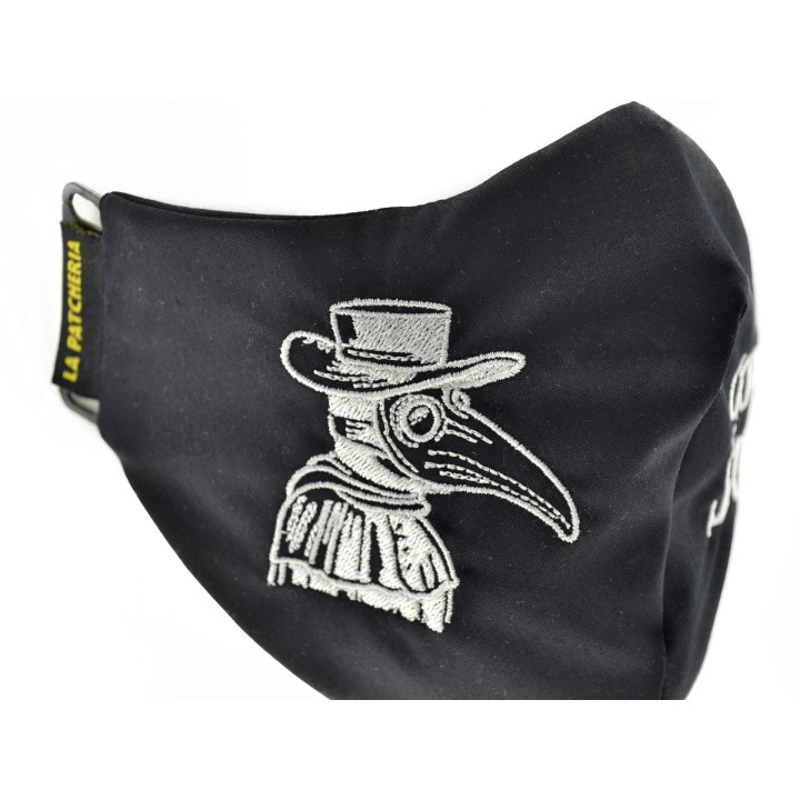 LA PATCHERIA: Face Mask - Covid-19 Sucks - Man