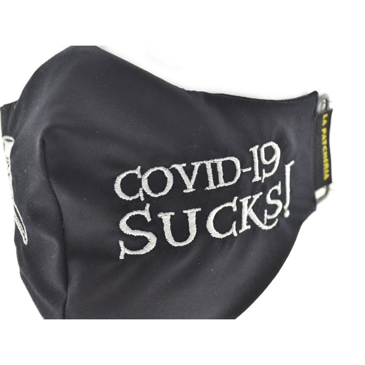 LA PATCHERIA: Mascherina - Covid-19 Sucks - Uomo