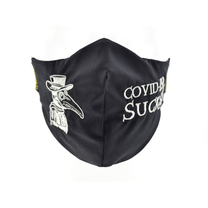 LA PATCHERIA: Mascherina - Covid-19 Sucks - Uomo