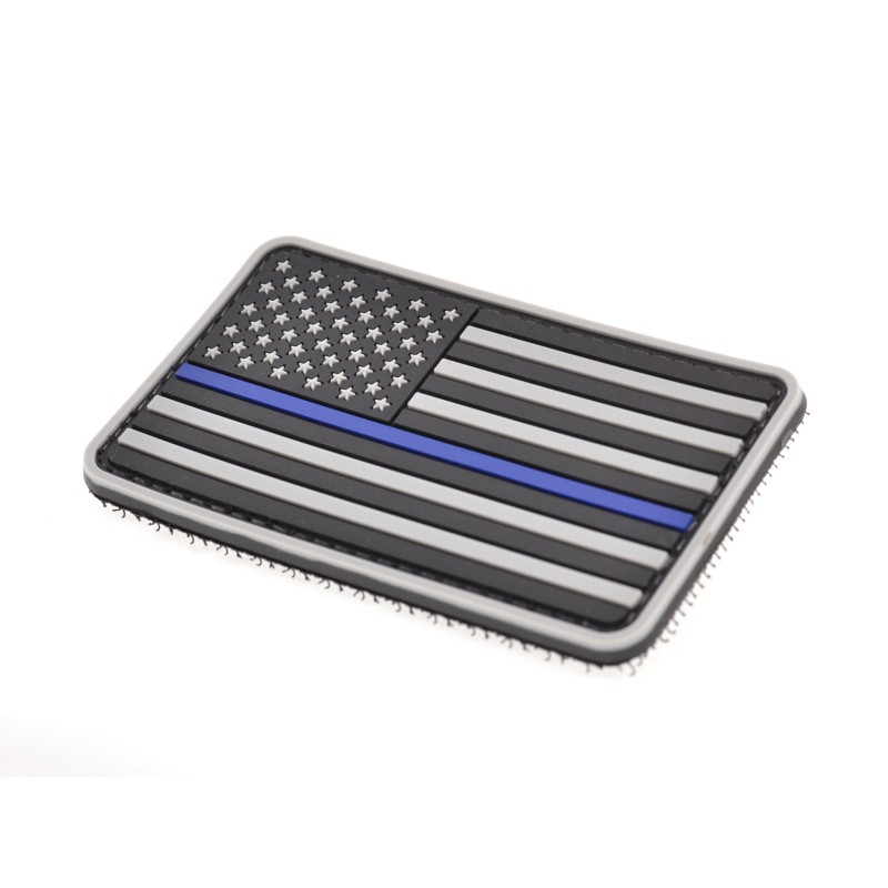 LA PATCHERIA: USA Flag - Blue line