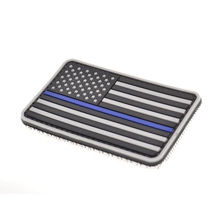 LA PATCHERIA: USA Flag - Blue line