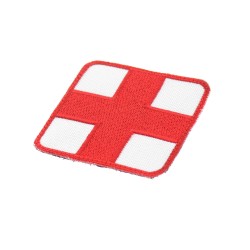 LA PATCHERIA: Medic Cross White - Red 2