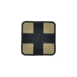 LA PATCHERIA: Medic Cross Tan - Black