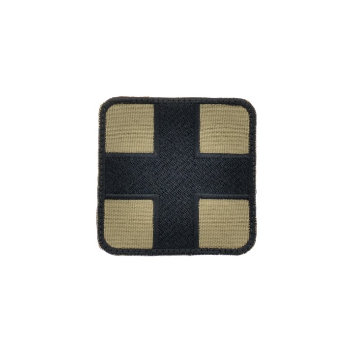 LA PATCHERIA: Medic Cross Tan - Black