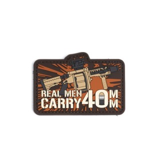 LA PATCHERIA: Real Men Carry 40mm