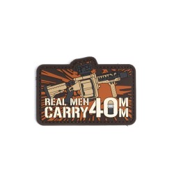 LA PATCHERIA: Real Men Carry 40mm