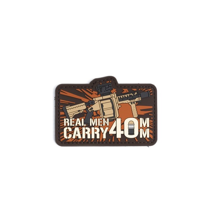 LA PATCHERIA: Real Men Carry 40mm
