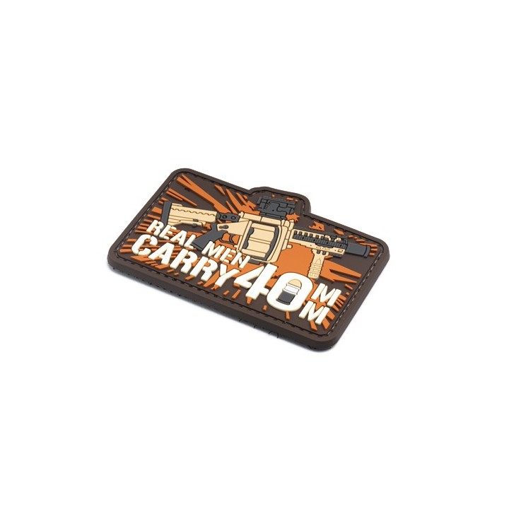 LA PATCHERIA: Real Men Carry 40mm