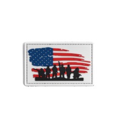 LA PATCHERIA: Bandiera USA Soldier History Evolution