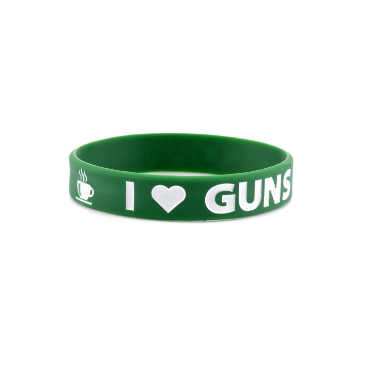 LA PATCHERIA: Bracciale I LOVE GUNS AND COFFEE
