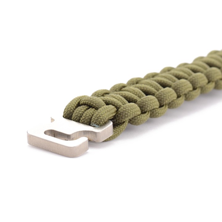 LA PATCHERIA: Bracciale PARACORD SOPRAVVIVENZA