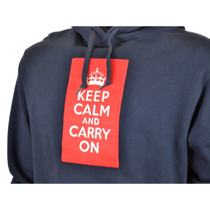 LA PATCHERIA: Felpa KEEP CALM AND CARRY ON